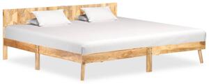 VidaXL Okvir za krevet od masivnog drva manga 200 x 200 cm