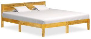VidaXL Okvir za krevet od masivnog drva manga 140 cm