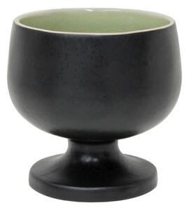 Svjetlozeleno-crna zdjela od kamenine na stalku Costa Nova Riviera, 550 ml