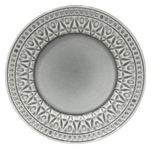 Sivi desertni tanjur od kamenine Costa Nova Cristal, ⌀ 22 cm