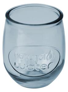 Svjetloplava čaša od recikliranog stakla Ego Dekor Water, 0,4 l