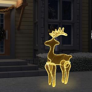 VidaXL Ukrasni božićni sob s mrežom i 306 LED žarulja 60 x 24 x 89 cm
