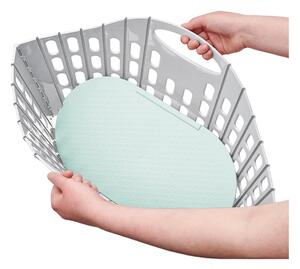 Sivozelena sklopiva košara za rublje Addis Flat Folding Laundry Basket