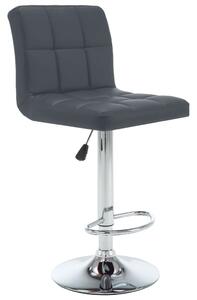 VidaXL Barski stolci od umjetne kože 2 kom sivi