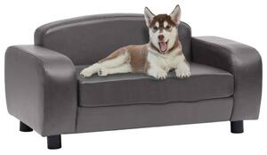 VidaXL Sofa za pse siva 80 x 50 x 40 cm od umjetne kože