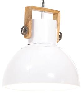 VidaXL Industrijska viseća svjetiljka 25 W bijela okrugla 40 cm E27