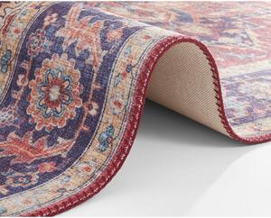 Crveno-ljubičasti tepih Nouristan Anthea, 80 x 200 cm