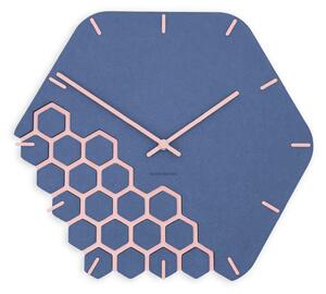 Zidni sat Luxhora Fragmenta Dark Blue 11 boja kazaljki