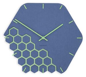 Zidni sat Luxhora Fragmenta Dark Blue 11 boja kazaljki