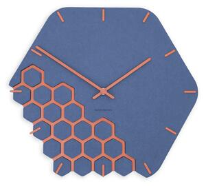 Zidni sat Luxhora Fragmenta Dark Blue 11 boja kazaljki