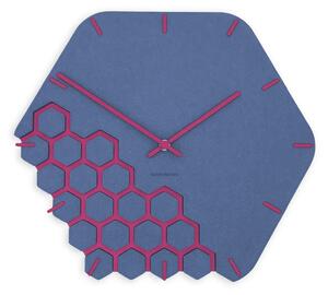 Zidni sat Luxhora Fragmenta Dark Blue 11 boja kazaljki