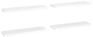 VidaXL Plutajuće zidne police 4 kom bijele 90 x 23,5 x 3,8 cm MDF