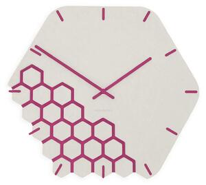 Zidni sat Luxhora Fragmenta White 11 boja kazaljki