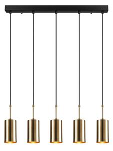 Viseća svjetiljka za 5 žarulja u zlatnoj boji Opviq lights Kem