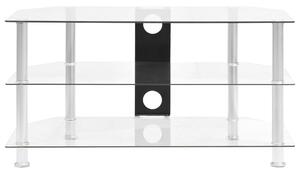 VidaXL TV ormarić prozirni 96 x 46 x 50 cm od kaljenog stakla