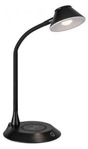 JUST LIGHT. 14414-18-LED Stolna lampa s besplatnim punjenjem PUCKI LED/4,5W/230V crna