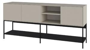 Crna/krem komoda 180x80x40 cm Amira – Marckeric