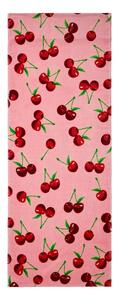 Ružičasti pamučan ručnik za plažu 78x200 cm Cherries – Catherine Lansfield