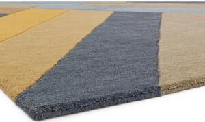 Sivo-žuti tepih Asiatic Carpets Big Zig, 160 x 230 cm