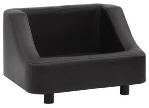 VidaXL Sofa za pse crna 67 x 52 x 40 cm od umjetne kože