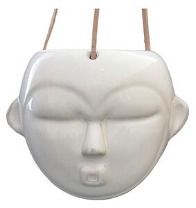 Bijela viseća tegla PT LIVING Mask, visina 15,2 cm