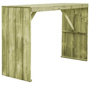 VidaXL Barski stol od impregnirane borovine 170 x 60 x 110 cm