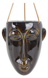 Tamnosmeđa viseća tegla PT LIVING Mask, visina 22,3 cm