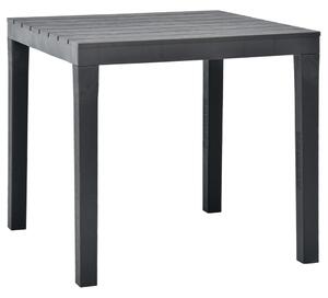 VidaXL Vrtni stol antracit 78 x 78 x 72 cm plastični