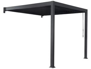 Pergola za terasu Lagos 3 x 4 m Garden Point antracit