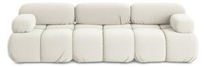 Bijela baršunasti sofa 285 cm Lokua – Makamii