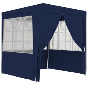 VidaXL Profesionalni šator za zabave 2 x 2 m plavi 90 g/m²