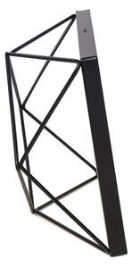 Crni metalni stojeći/viseći okvir 20x15 cm Prisma – Umbra