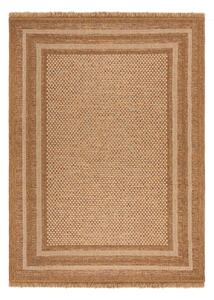 Vanjski tepih u prirodnoj boji 160x230 cm Layla Border – Flair Rugs