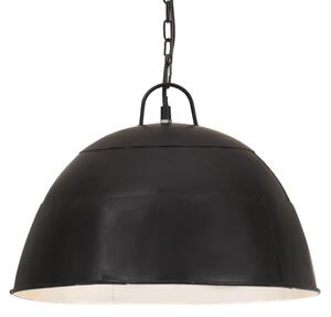 VidaXL Industrijska viseća svjetiljka 25 W crna okrugla 41 cm E27