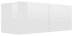 VidaXL TV ormarić visoki sjaj bijeli 80 x 30 x 30 cm od iverice
