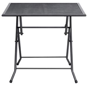 VidaXL Sklopivi mrežasti stol 80 x 80 x 72 cm čelični antracit