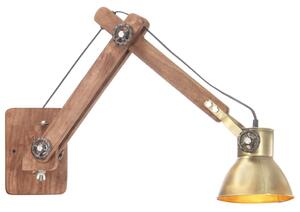 VidaXL Zidna svjetiljka u industrijskom stilu mjedena okrugla E27