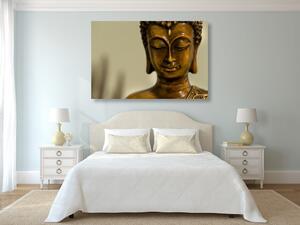 Slika brončana glava Buddhe