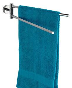 Zidni držač za ručnike od nehrđajućeg čelika u sjajno srebrnoj boji Bosio – Wenko