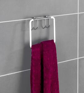 Zidni držač za ručnike od nehrđajućeg čelika Wenko Premio Square