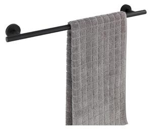 Mat crni zidni držač za ručnike od nehrđajućeg čelika Bosio – Wenko