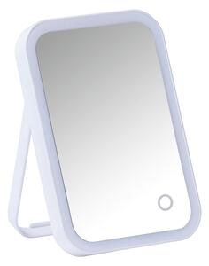 Bijelo kozmetičko ogledalo s LED pozadinskim osvjetljenjem Wenko Arizona
