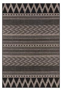 Crno-bež vanjski tepih NORTHRUGS Sidon, 70 x 140 cm