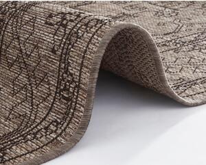 Sivo-smeđi vanjski tepih NORTHRUGS Tyros, 140 x 200 cm