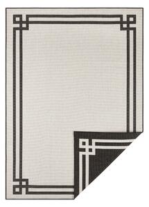Crno-krem vanjski tepih NORTHRUGS Manito, 120 x 170 cm