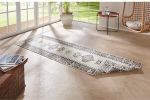 Sivo-krem vanjski tepih NORTHRUGS Duque, 80 x 250 cm
