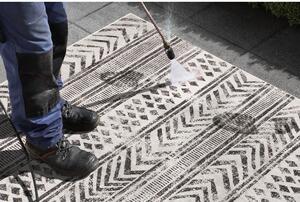 Crno-krem vanjski tepih NORTHRUGS Biri, 200 x 290 cm