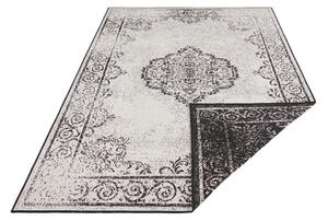 Crno-krem vanjski tepih NORTHRUGS Cebu, 200 x 290 cm