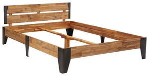 VidaXL Okvir za krevet od masivnog bagremovog drva brušeni 120x200 cm