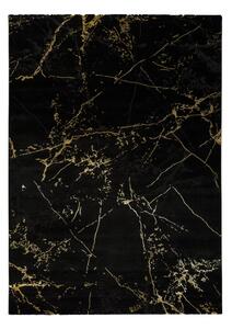 Crni tepih Universal Gold Marble, 60 x 120 cm